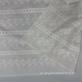 100 ٪ Fotton Eyelet Merbroidery Fabridery